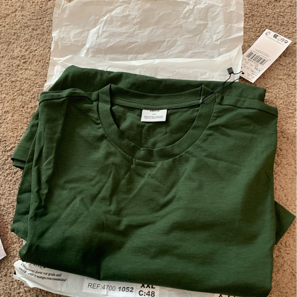 Mango men tshirt XXL new with tag
